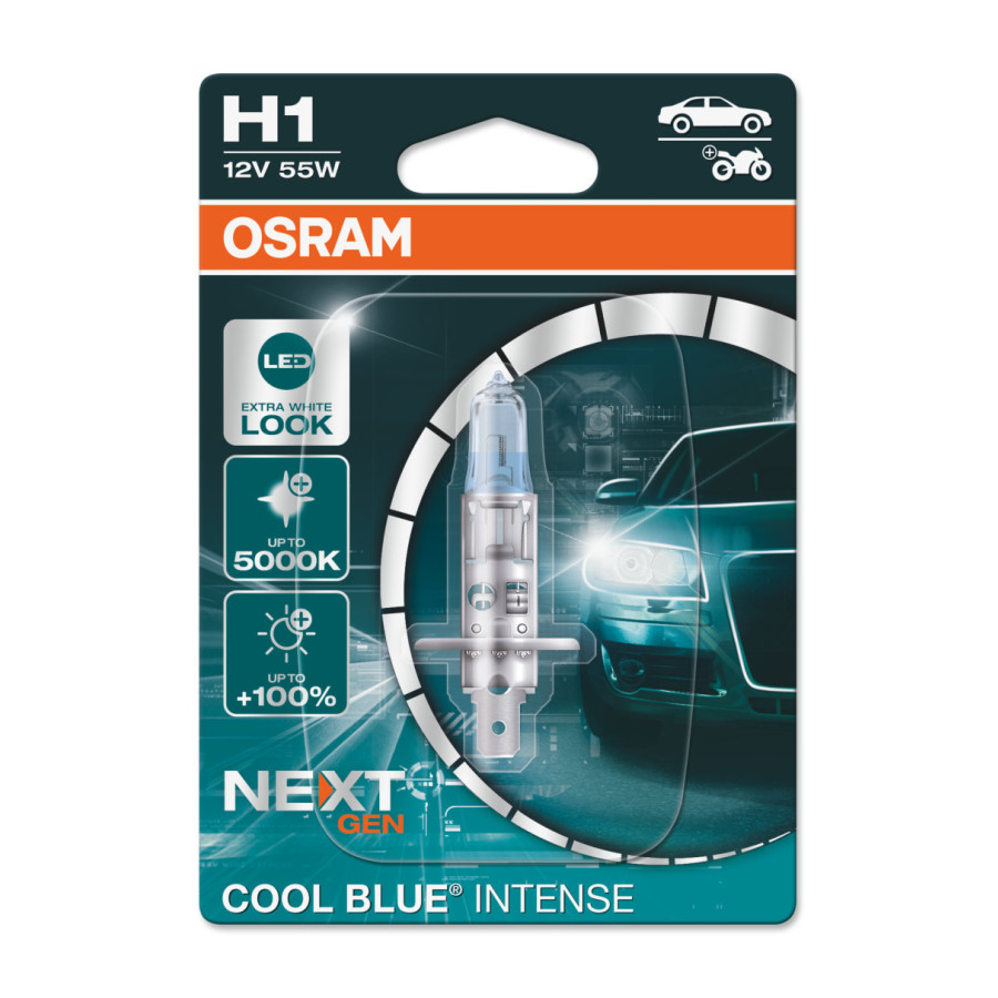 Osram Cool Blue Intense NextGen H1 12V/55W Top Merken Winkel